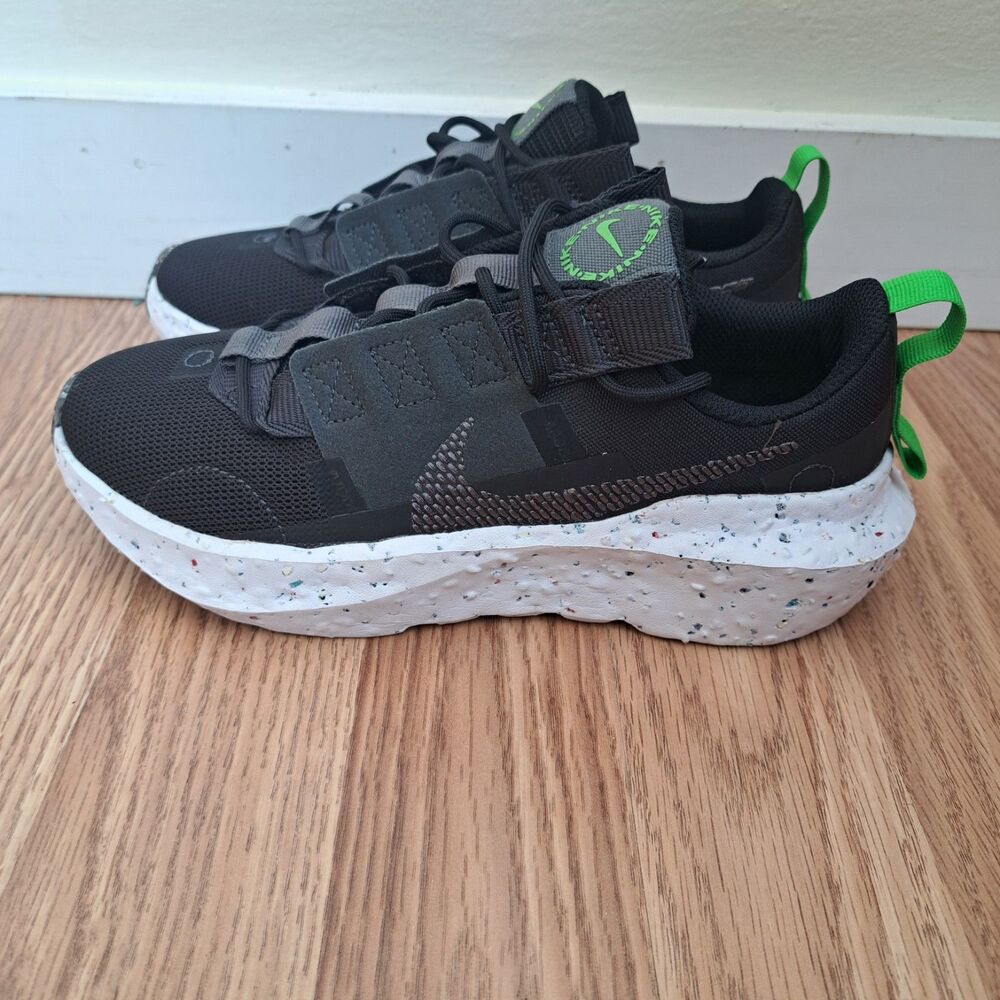 Nike Crater Impact Black Grey White Sneakers CW2386-001 Womens Size 5.5